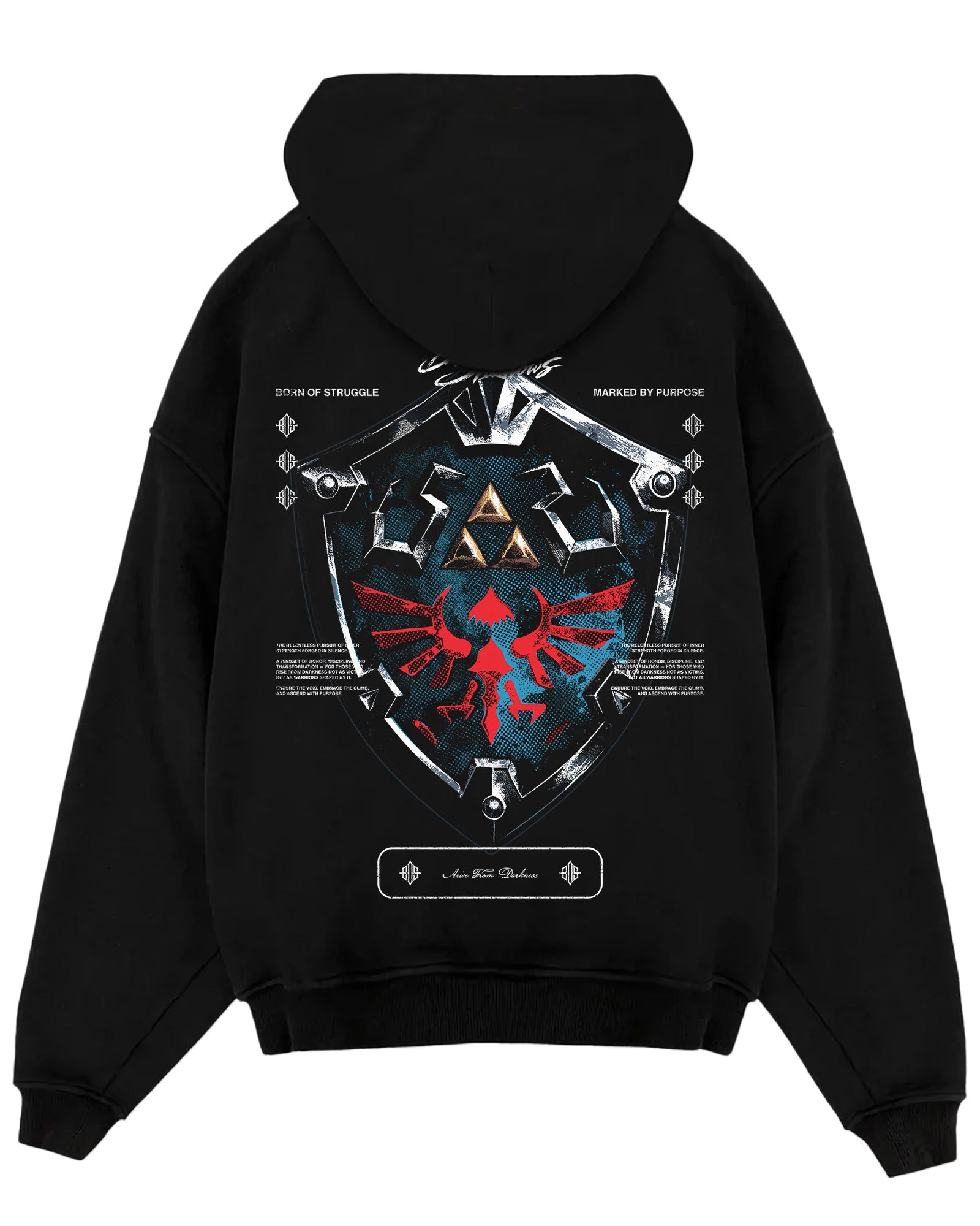 [Limited Edition] 'Hyrule: Hylian Shield' Oversized Hoodie
