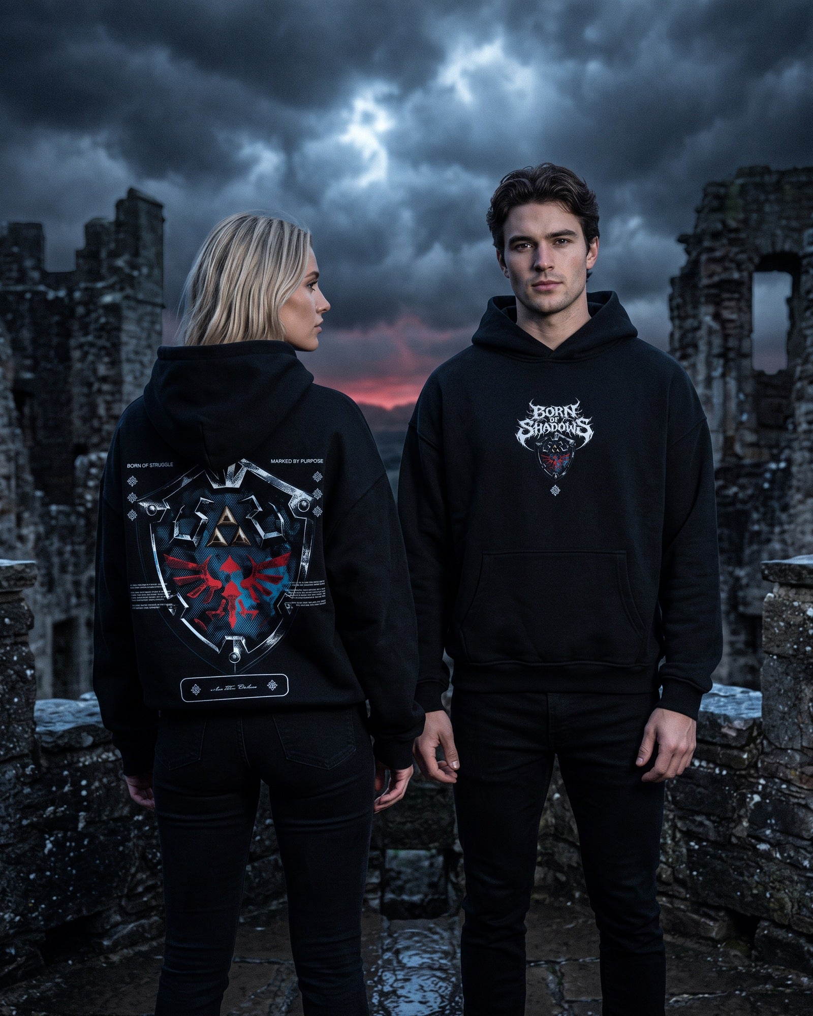 [Limited Edition] 'Hyrule: Hylian Shield' Oversized Hoodie