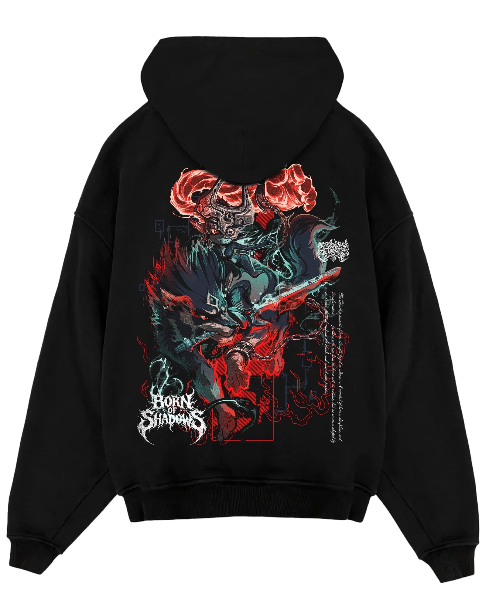 [Limited Edition] 'Hyrule: Midna & Wolf Link' Oversized Hoodie