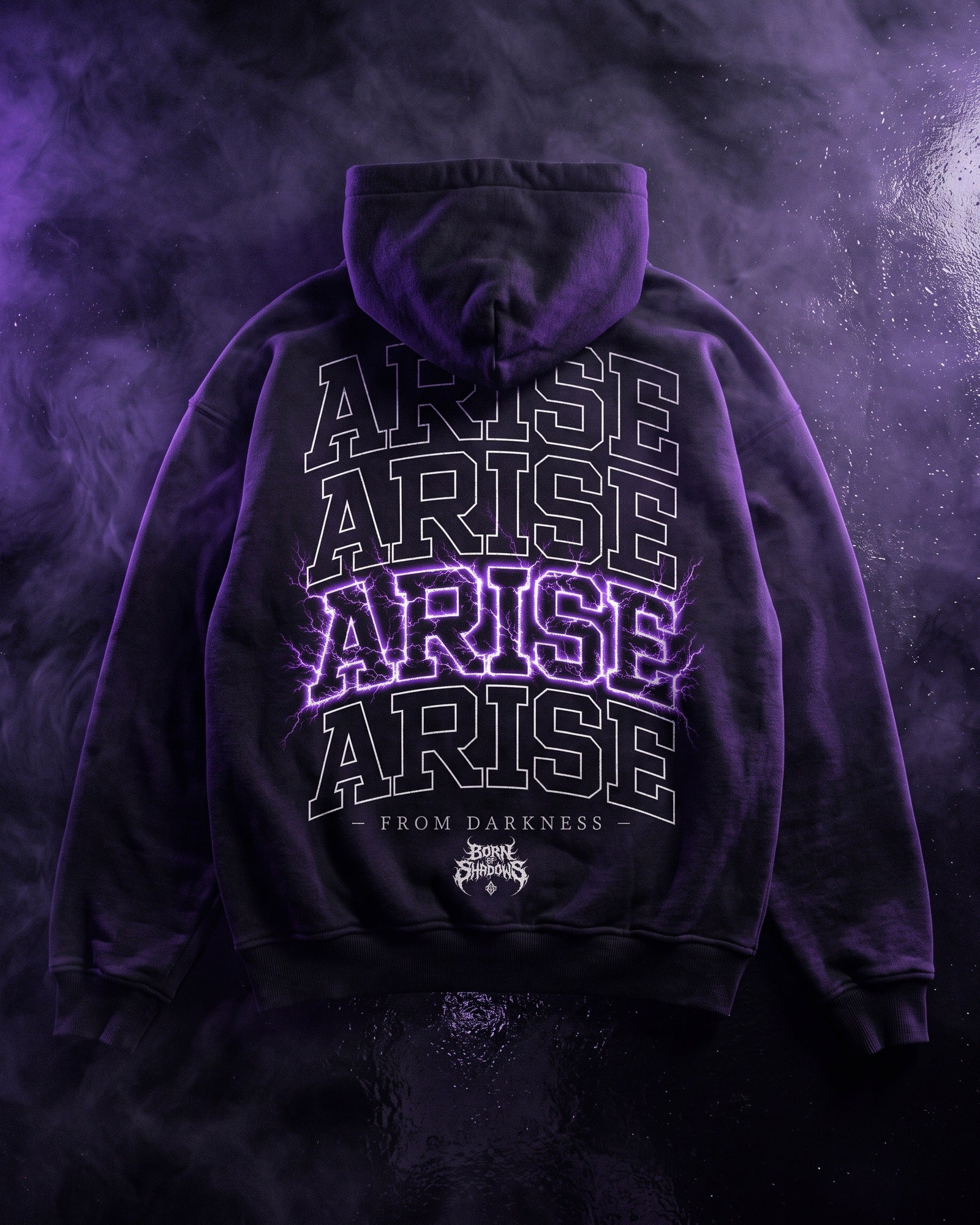 'Born of Thunders' Oversized Hoodie