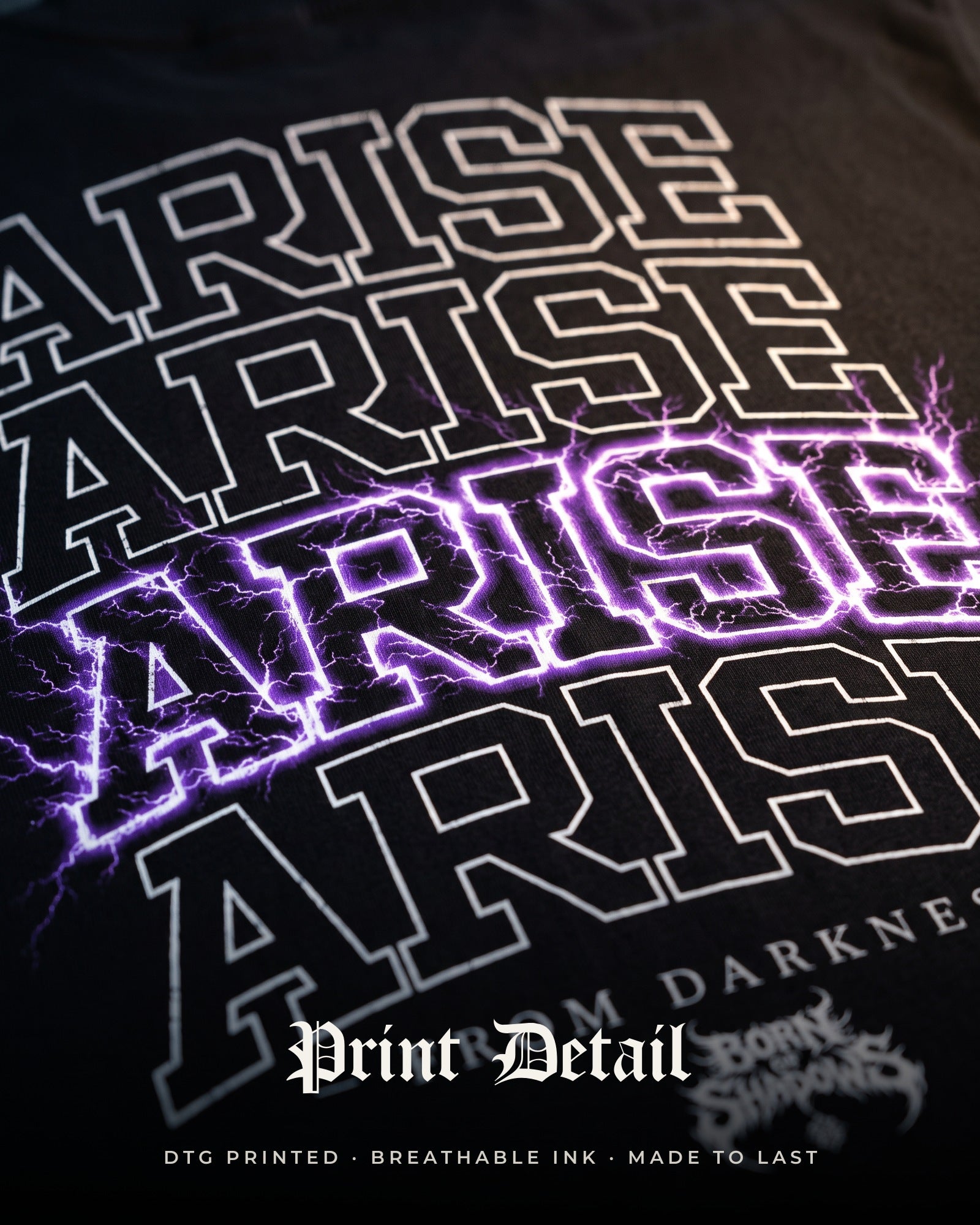 'Born of Thunders' Oversized Hoodie