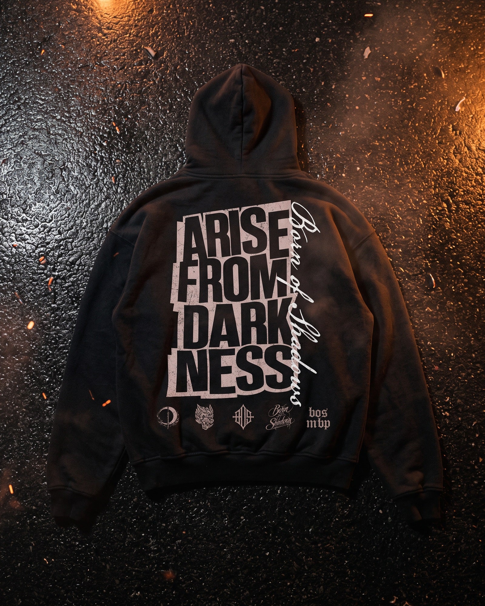 'Darkness Mode' Oversized Hoodie