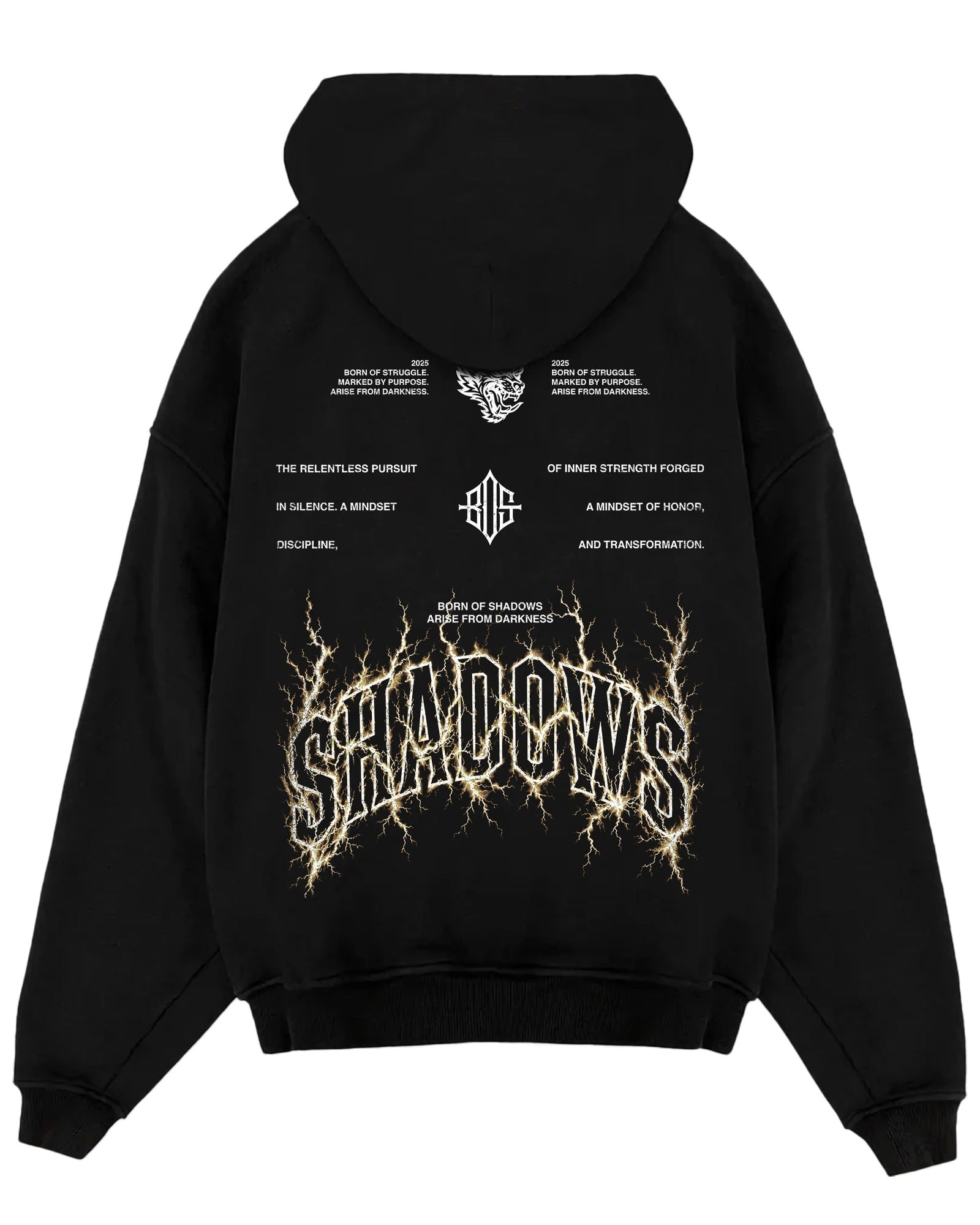 'Electric Shadow' Oversized Hoodie