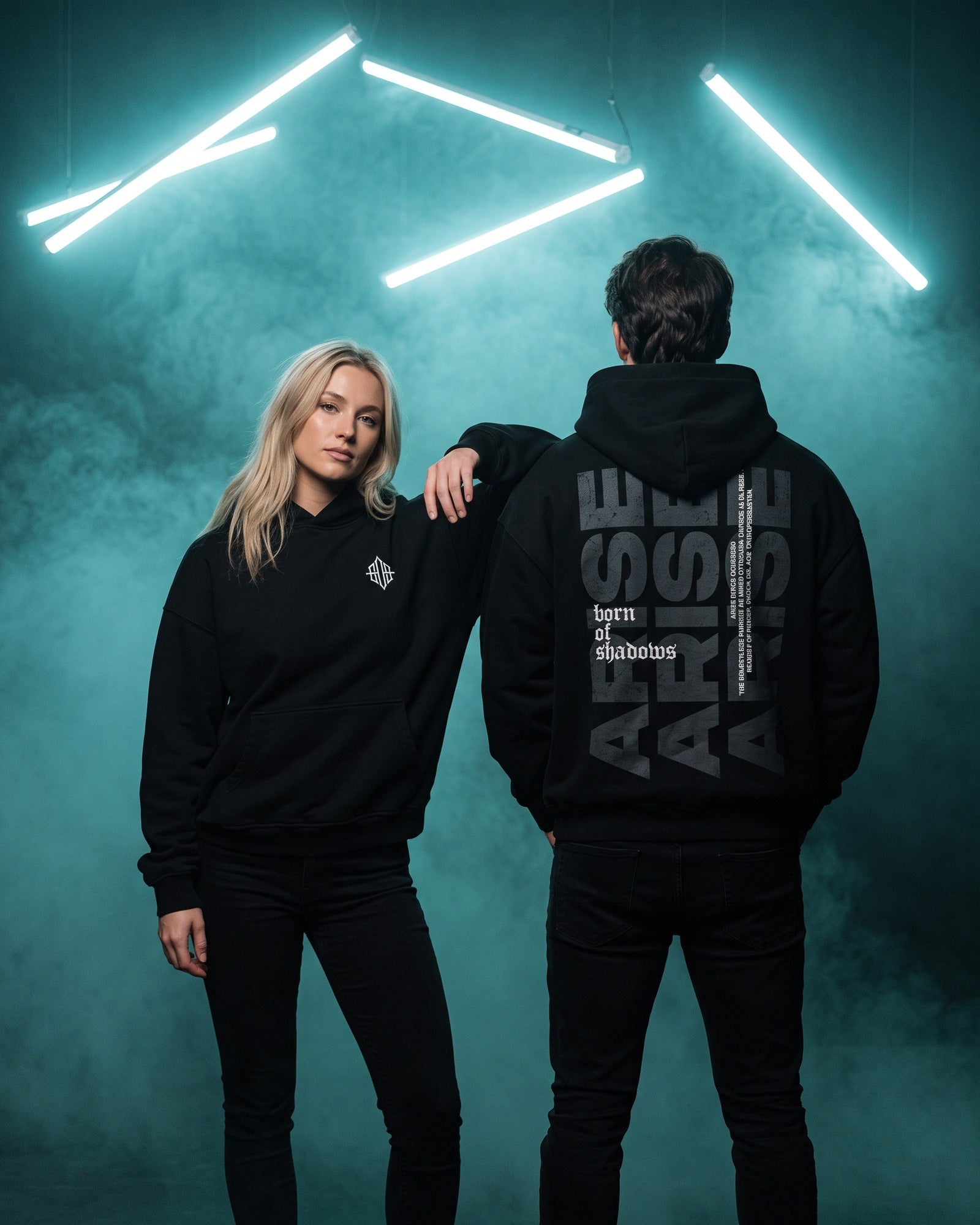 'Forged in Silence' Oversized Hoodie