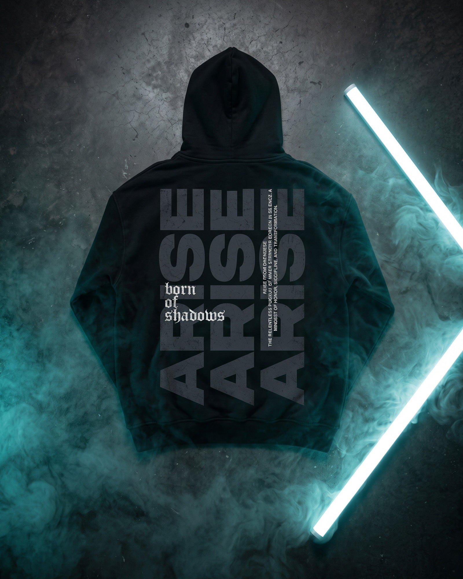 'Forged in Silence' Oversized Hoodie