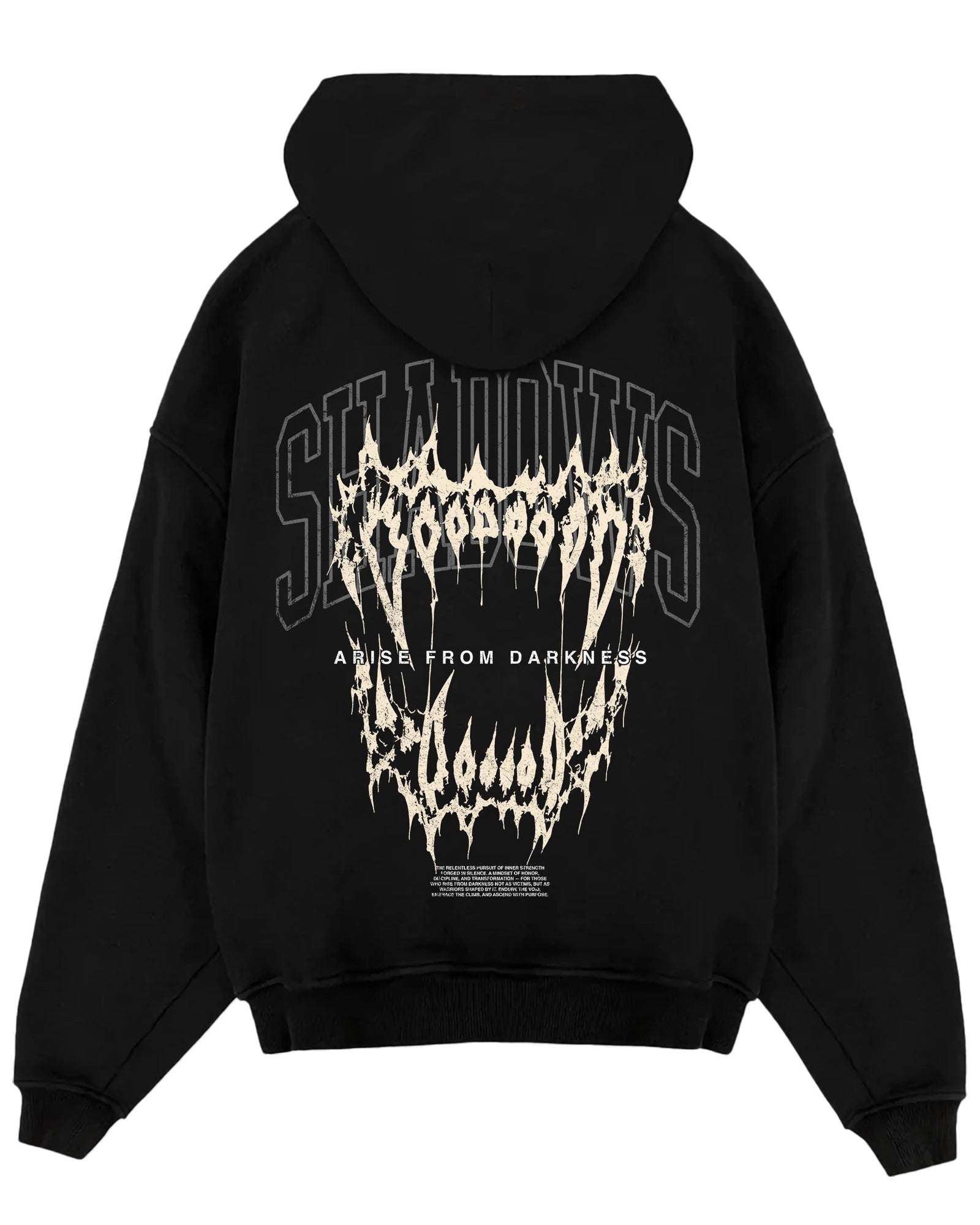 'Shadow Fangs' Oversized Hoodie