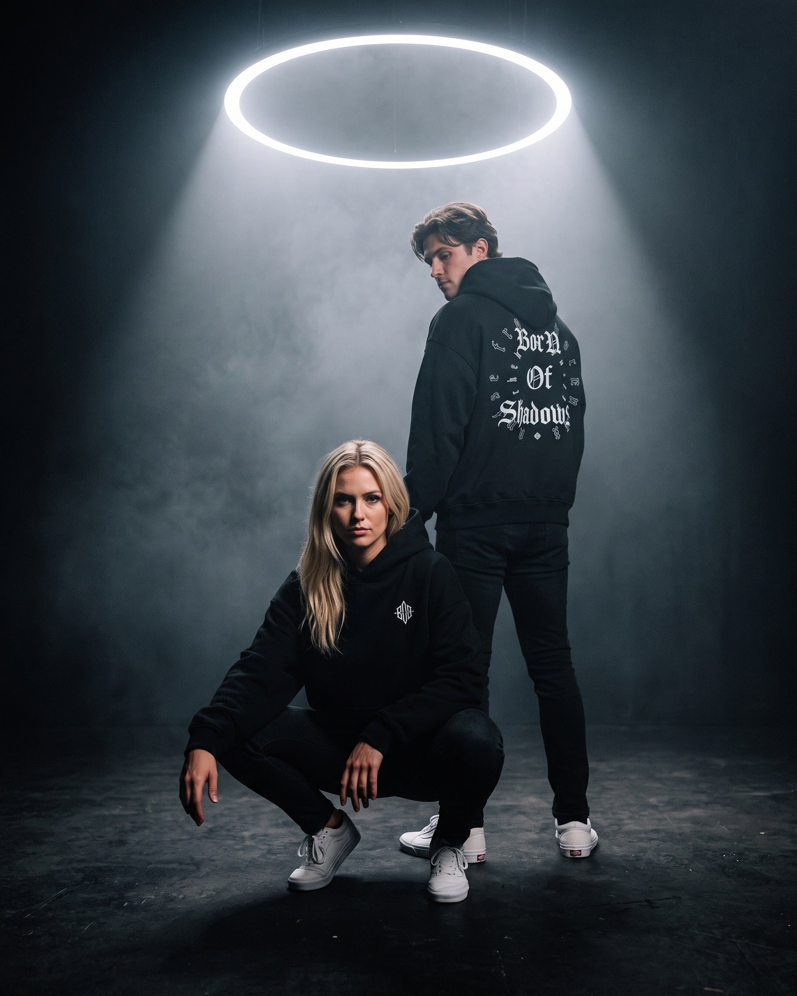 'Shadow Genesis' Oversized Hoodie