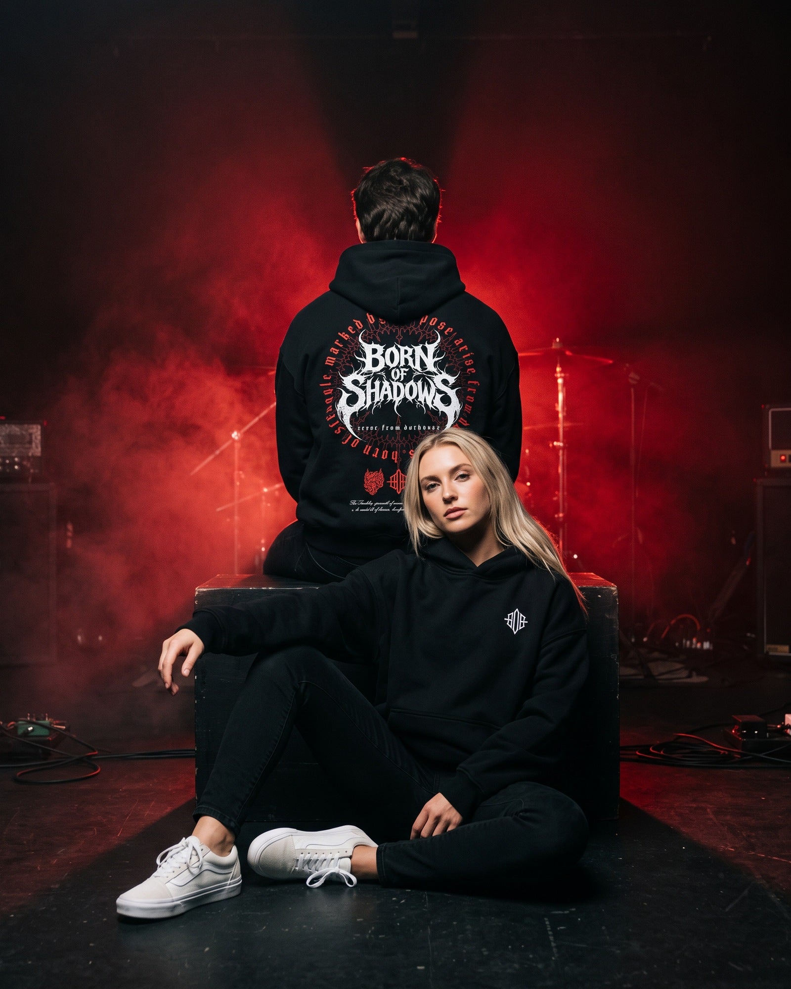 'The Dark We Carry' Oversized Hoodie