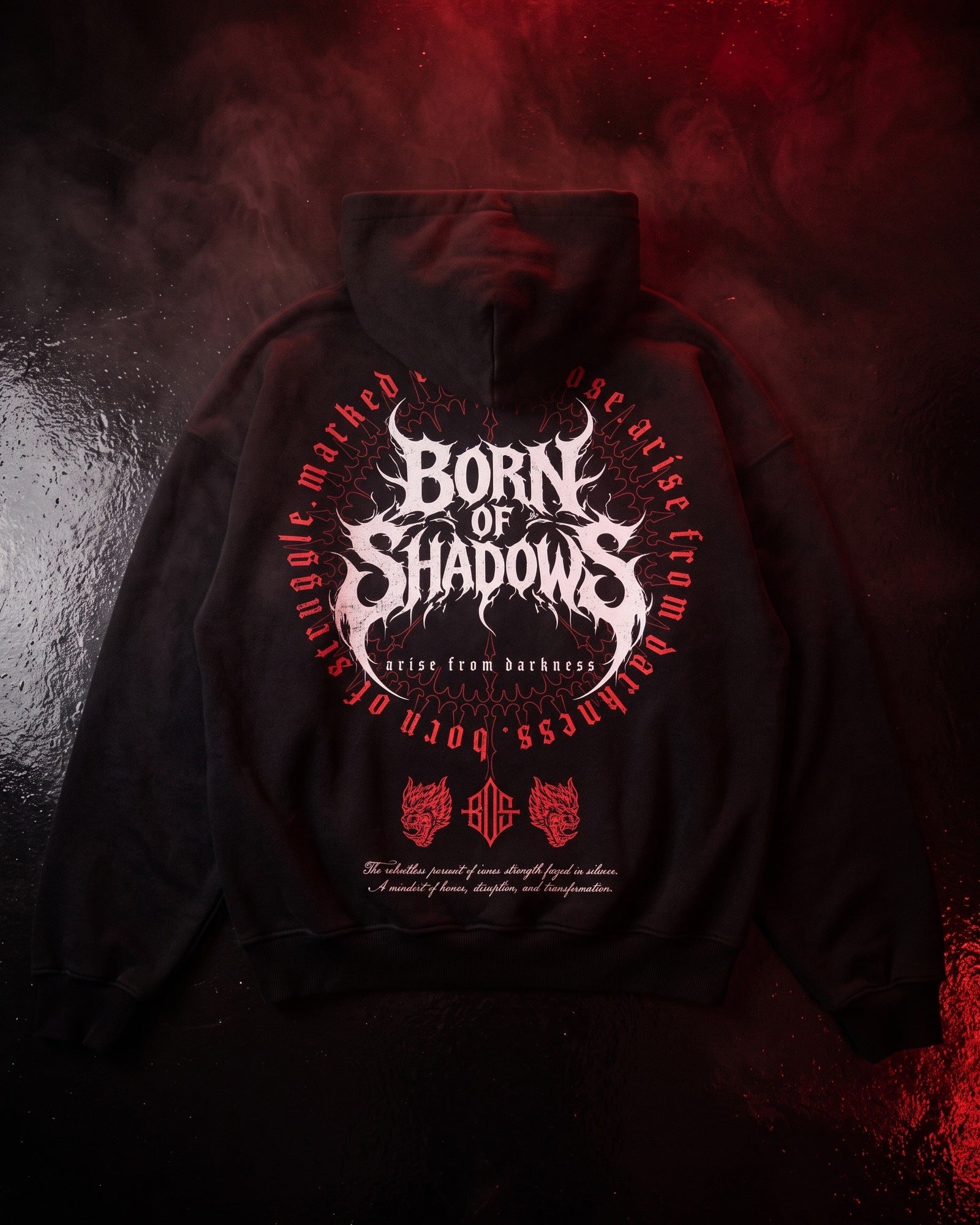 'The Dark We Carry' Oversized Hoodie
